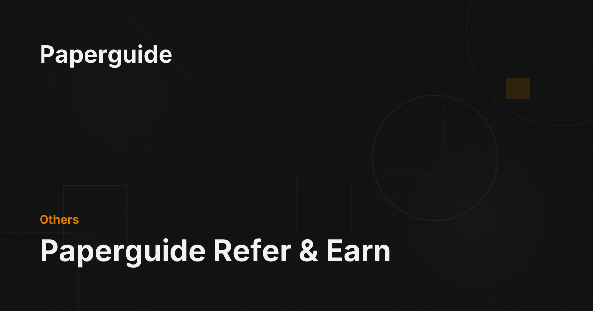Paperguide Refer & Earn - Paperguide Documentation